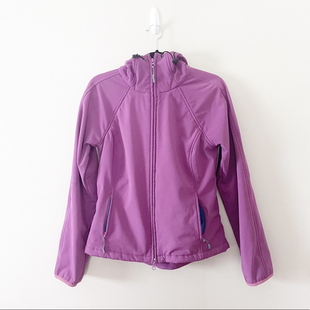 Athleta Softshell Hooded Jacket Fleece Lined